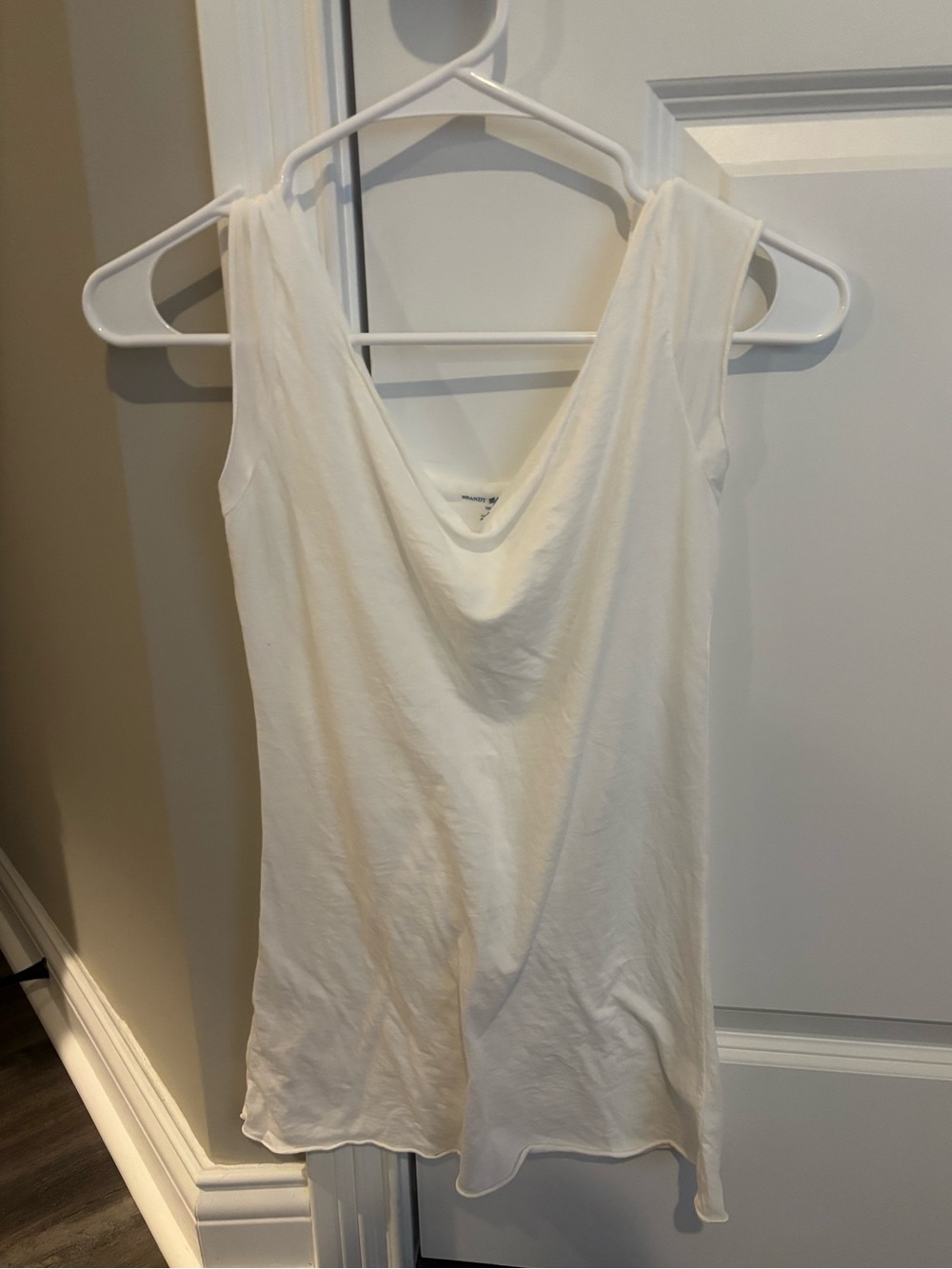 brandy melville off the shoulder white top
